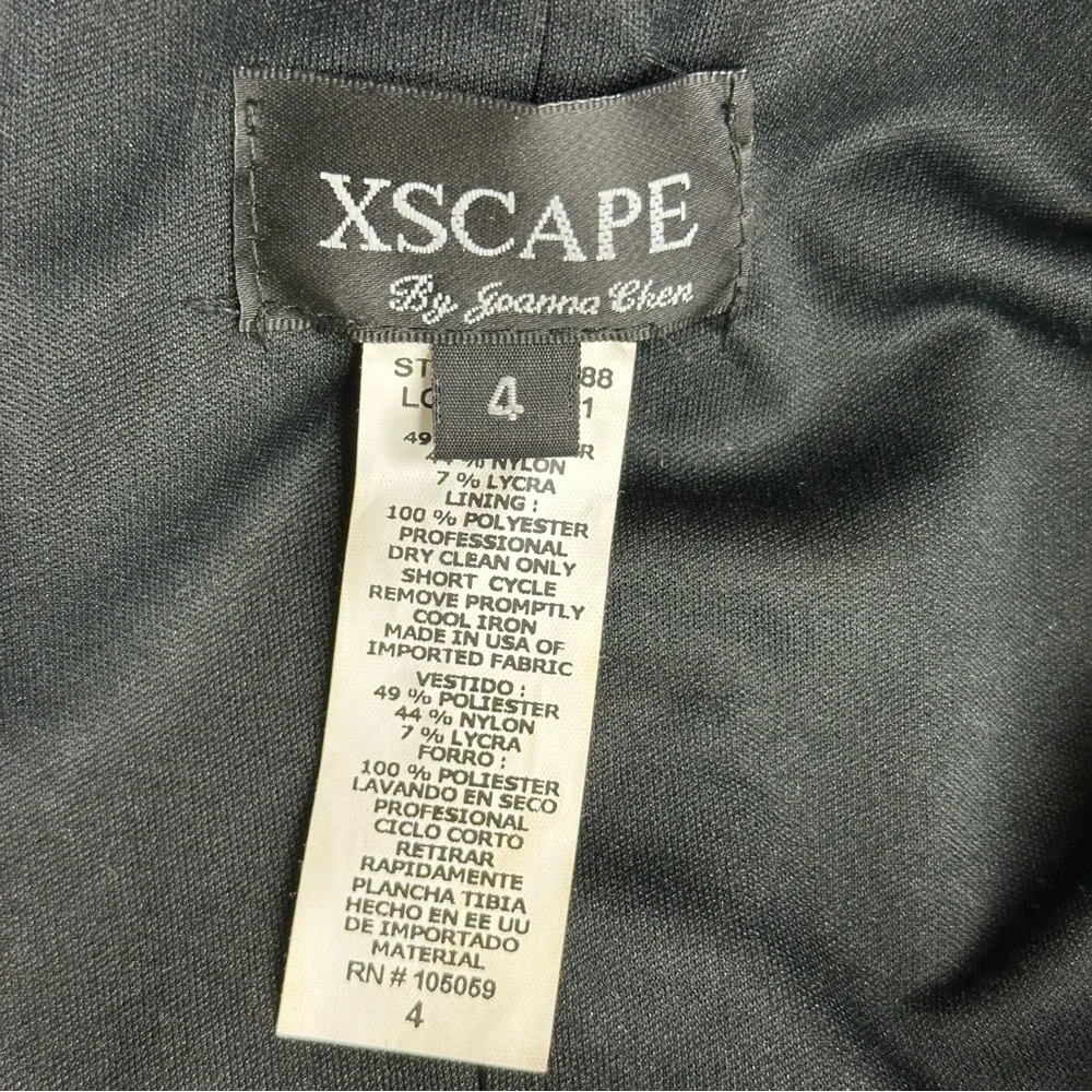 Xscape Ruffle Neck Dress - Picture 11 of 12